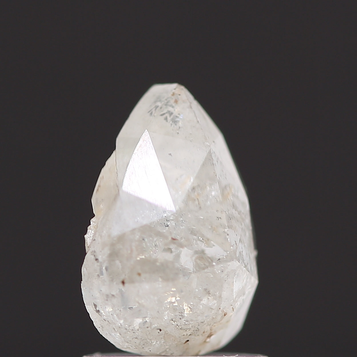 Salt and Pepper Diamond Fancy Gray Color 1.28 CT 8.00 x 6.00 x 3.40 MM Pear Cut Diamond! Natural Loose Diamond ! Christmas Gift for Her