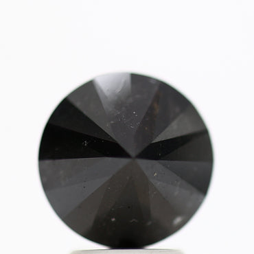 GIA round black certified diamonds