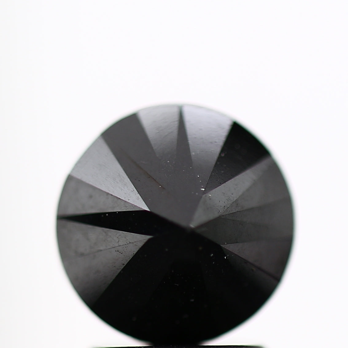 2.42 Carat Fancy Black Round Shape Brilliant Cut Natural Loose Diamond
