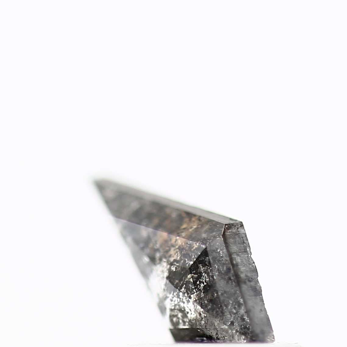 Salt and Pepper Diamond ! Fancy Gray Color Kite Diamond for Engagement Ring ! Natural Loose Diamond ! 0.49 Carat Unique Rare Diamond For Her
