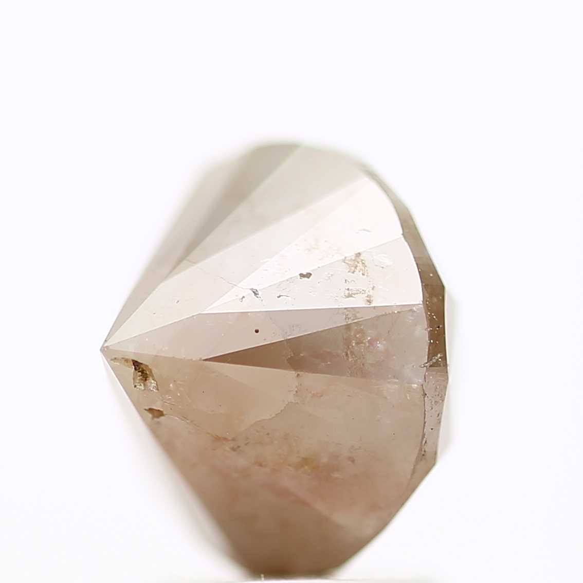3.25 Carat Brown Rustic Round Shape Brilliant Cut Natural Loose Diamond