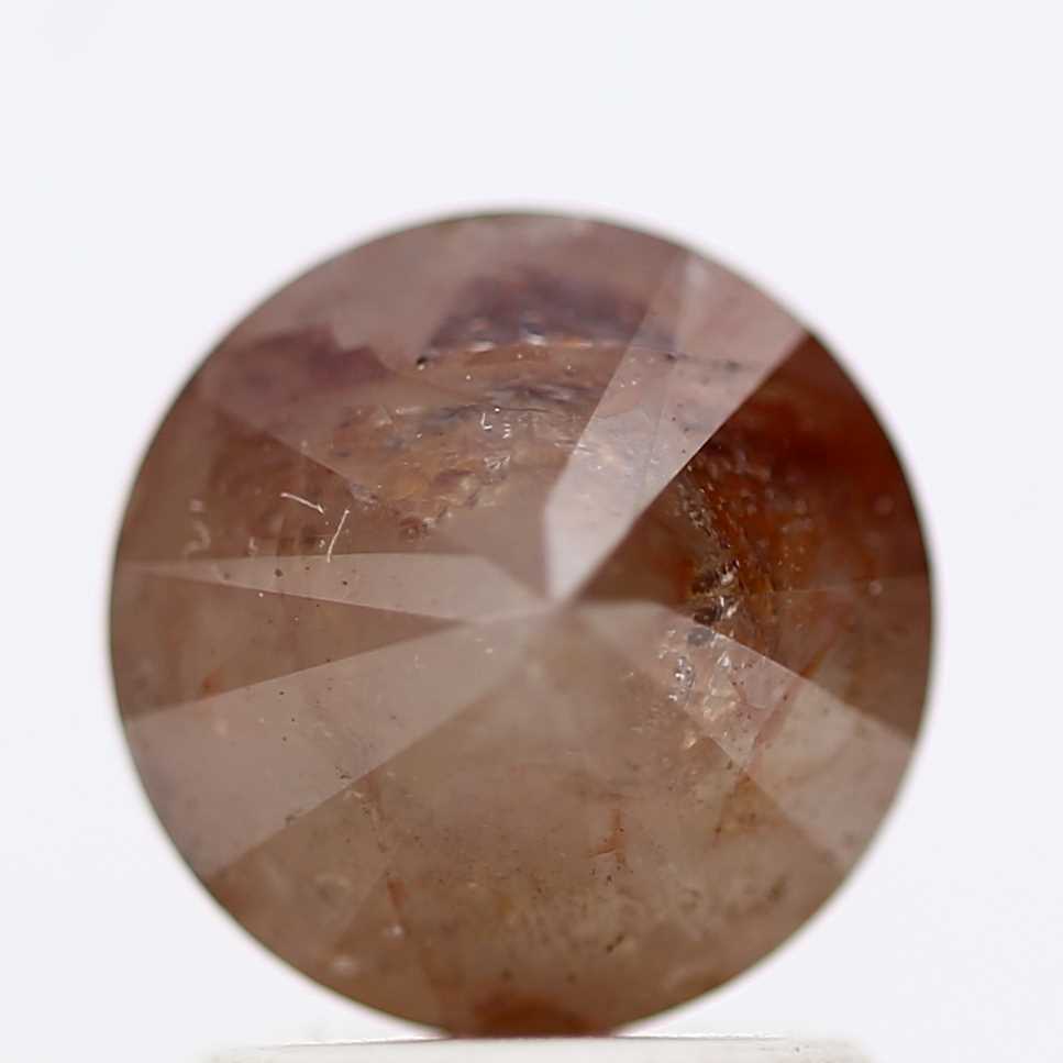 1.51 Carat Fancy Brown Rustic Round Shape Brilliant Cut Natural Loose Diamond