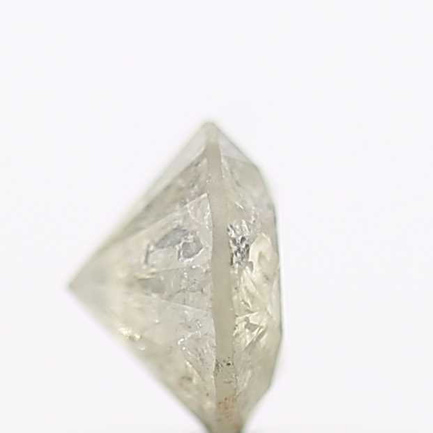 0.43 Carat Fancy Gray Round Brilliant Cut Natural Loose Diamond