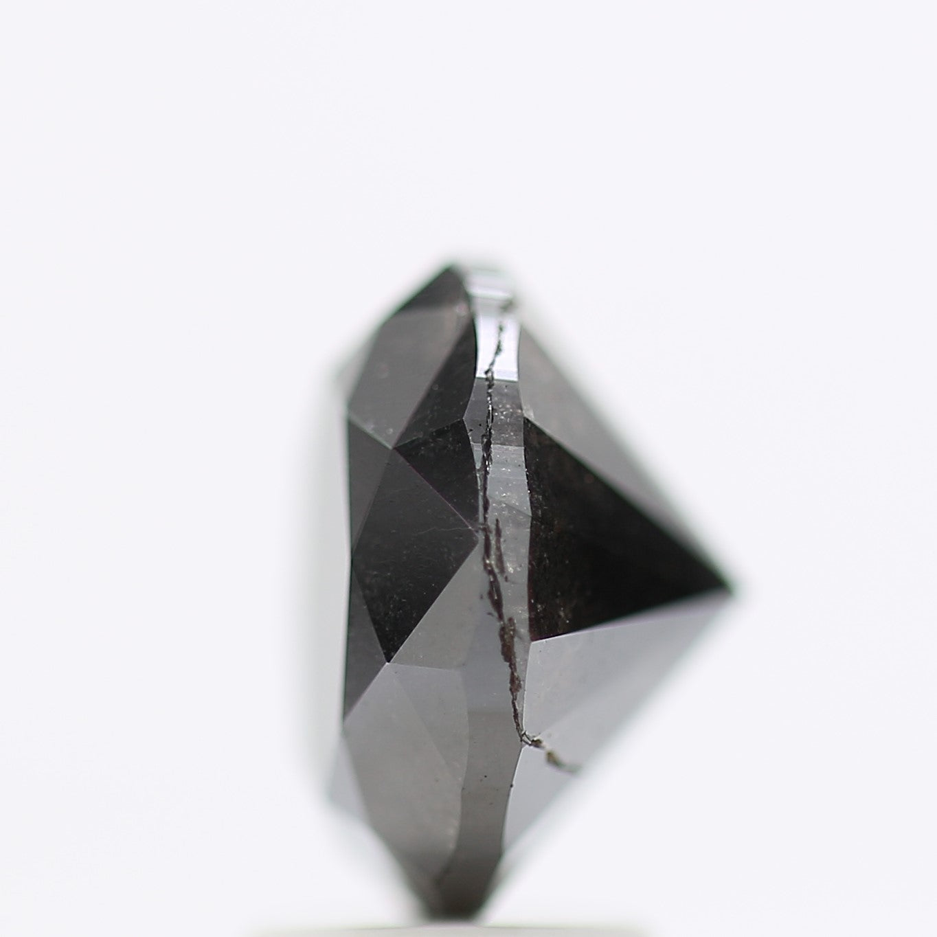 GIA round black certified diamonds