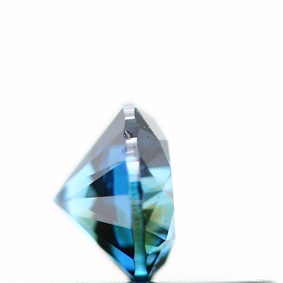 0.23 Carat Fancy Blue Round Brilliant Cut Natural Loose Diamond
