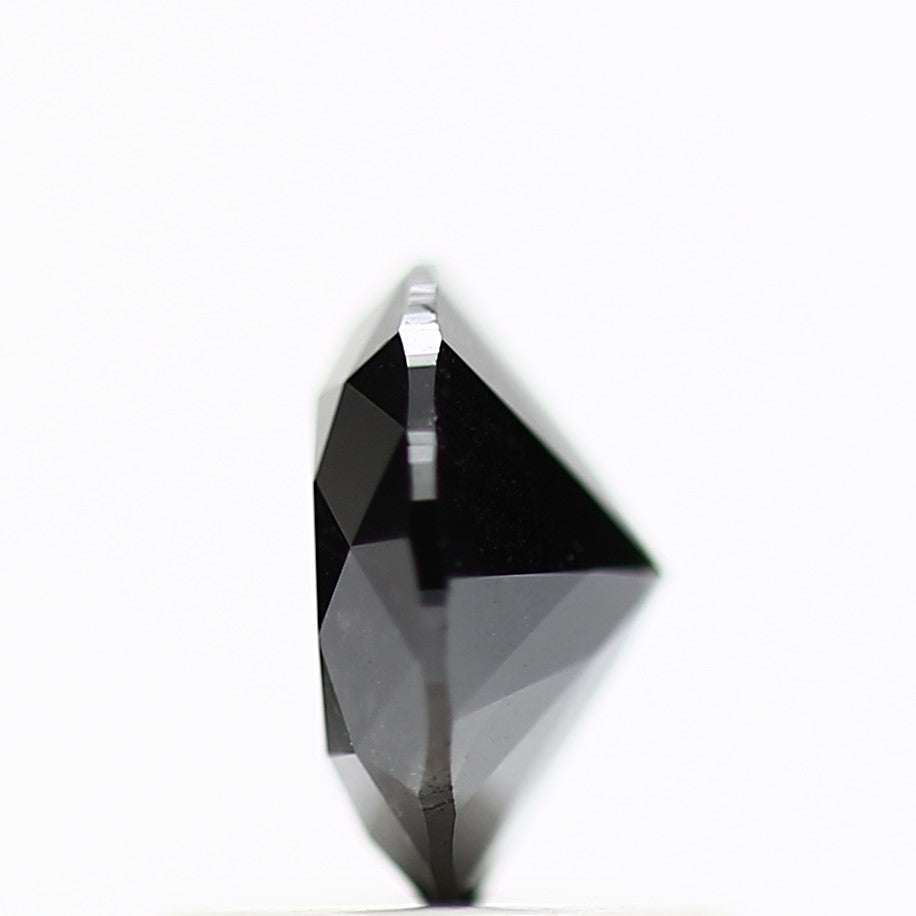 GIA round black certified diamonds
