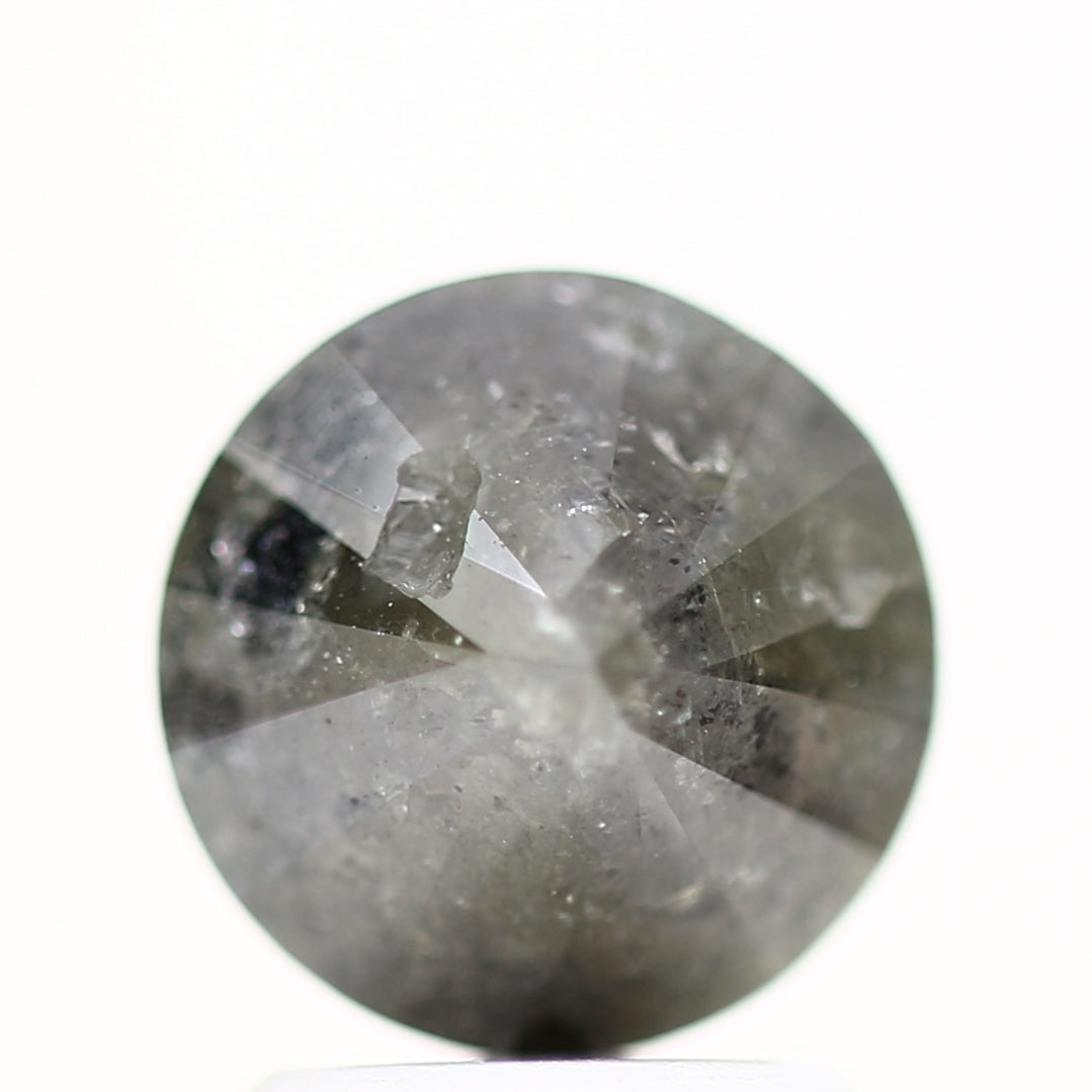 2.02 Carat Gray Round Shape Brilliant Cut Natural Loose Diamond