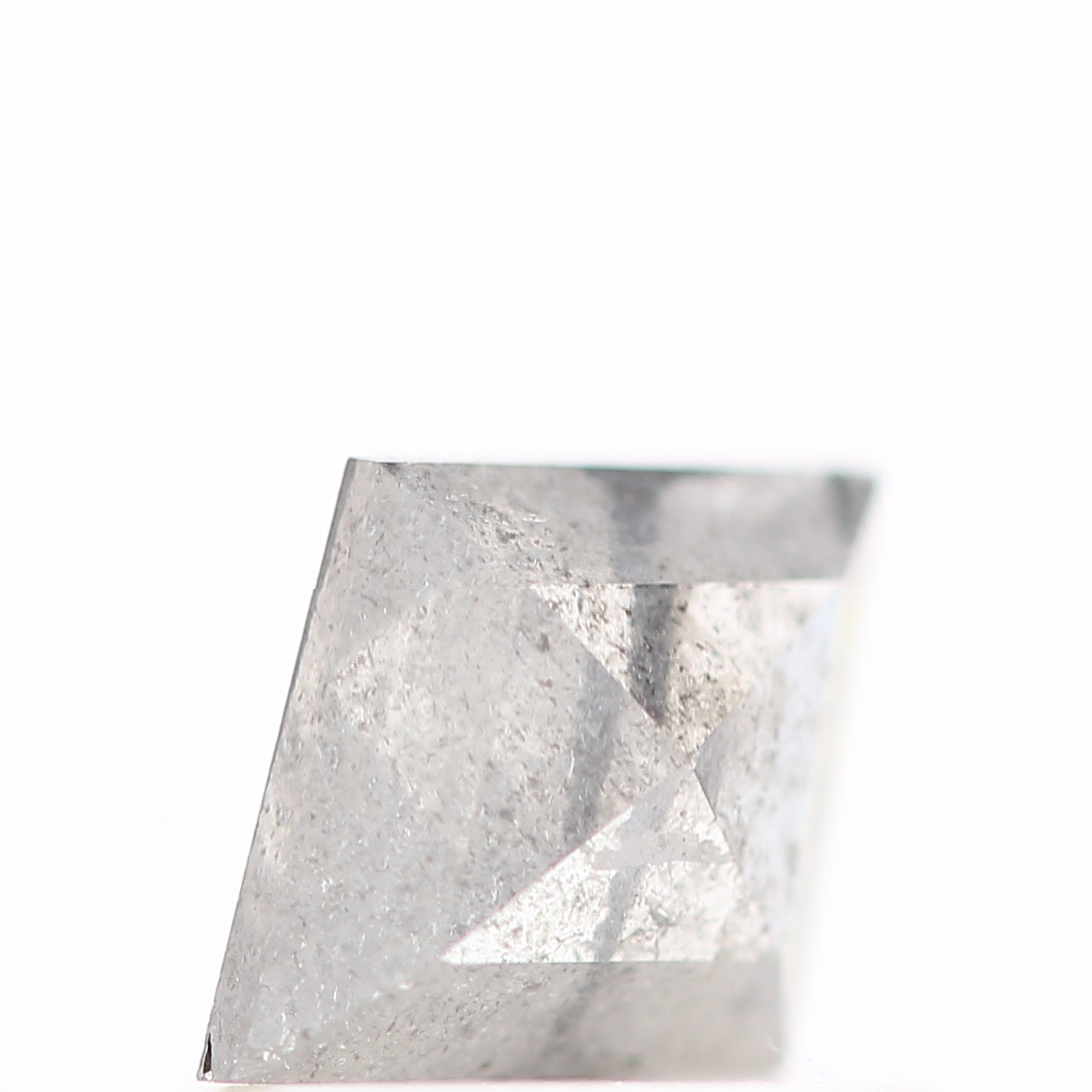 Salt and Pepper Diamond ! Fancy Gray Color Kite Diamond for Engagement Ring ! Natural Loose Diamond ! 0.46 Carat Gorgeous Diamond For Her