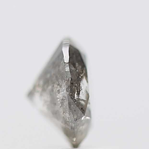 1.18 Carat Salt and Pepper Round Brilliant Cut Natural Loose Diamond