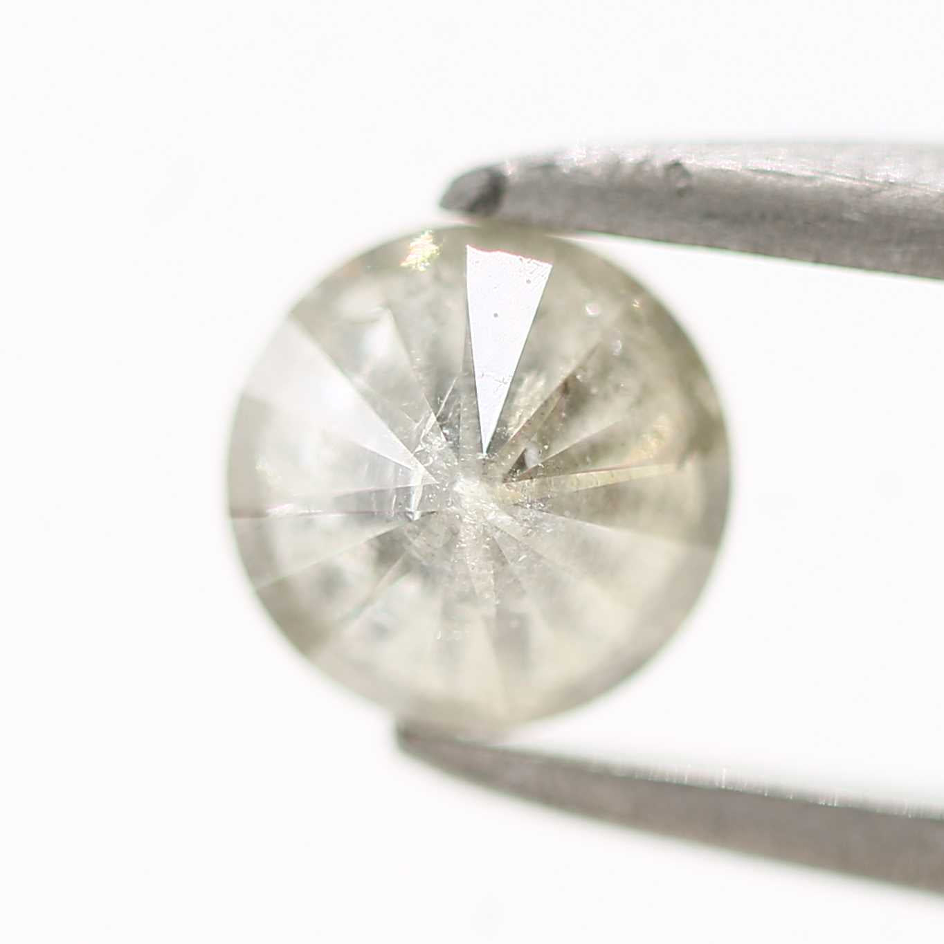 0.34 Carat Fancy Gray Round Shape Brilliant Cut Natural Loose Diamond