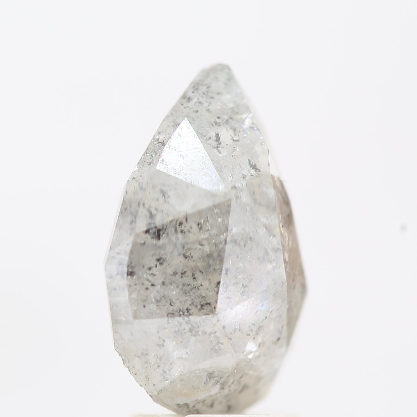 Salt and Pepper Diamond Fancy Gray Color 3.45 CT 11.60 x 8.00 x 4.70 MM Pear Cut Diamond! Natural Loose Diamond ! Christmas Gift for Her