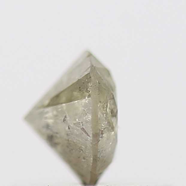 0.41 Carat Gray Round Shape Brilliant Cut Natural Loose Diamond