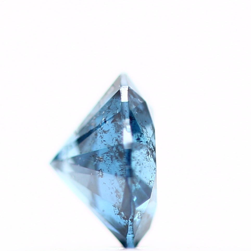 0.26 Carat Round Brilliant Fancy Vivid Blue Natural Loose Diamond
