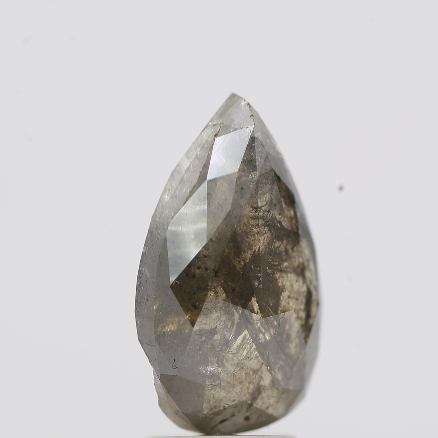 Salt and Pepper Diamond Fancy Gray Color 3.25 CT 12.60 x 7.50 x 3.80 MM Pear Cut Diamond! Natural Loose Diamond ! Christmas Gift for Her