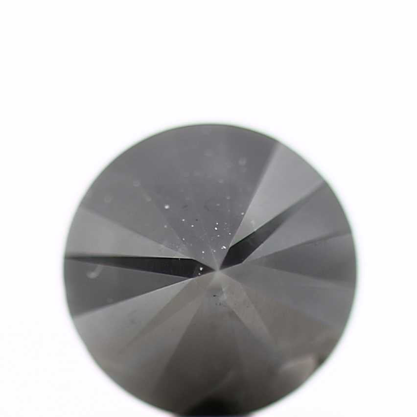 2.02 Carat Fancy Black Round Shape Brilliant Cut Natural Loose Diamond