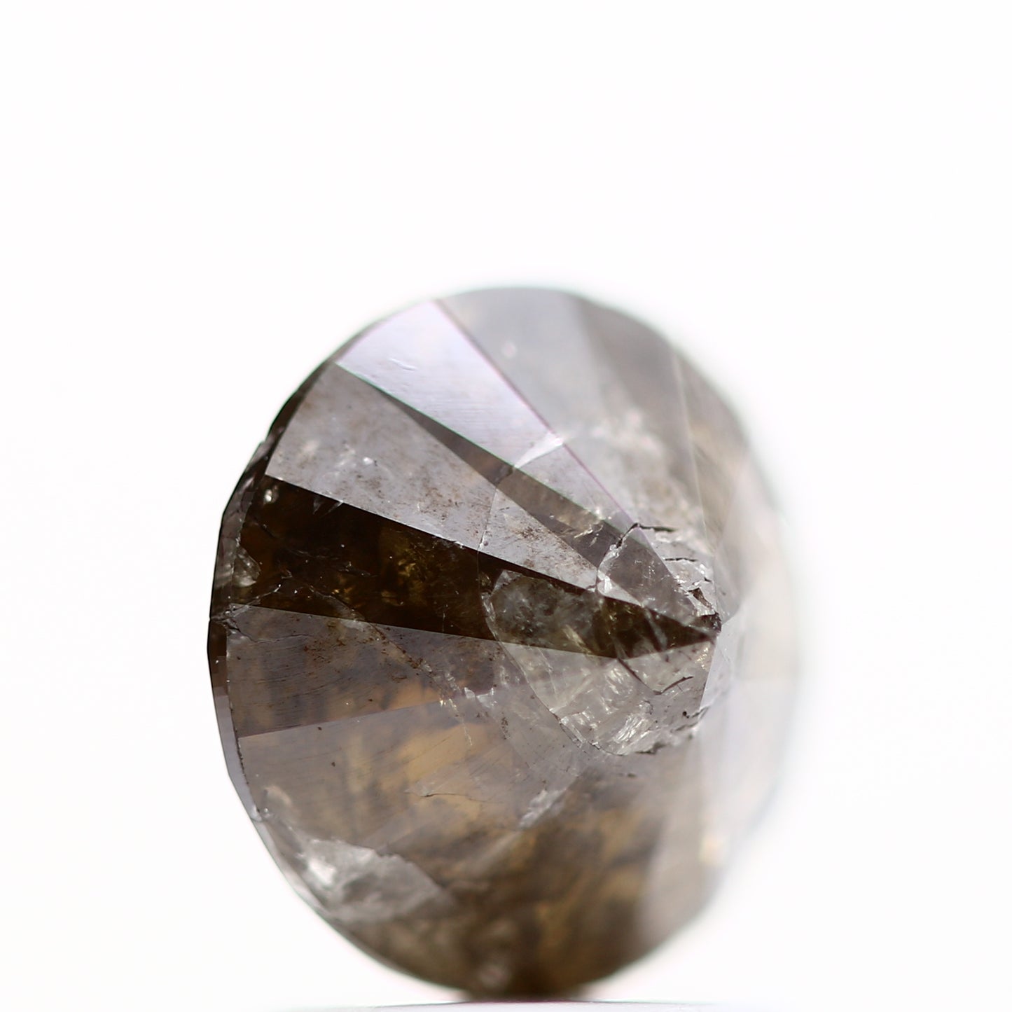 1.67 Carat Rustic Brown Round Brilliant Cut Natural Loose Diamond
