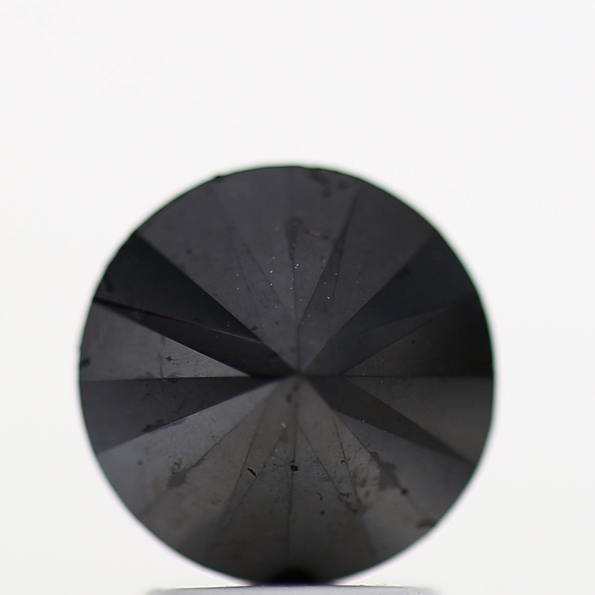 2.82 Carat Fancy Black Round Shape Diamond Natural Loose Diamond