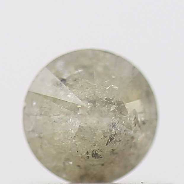 0.41 Carat Gray Round Shape Brilliant Cut Natural Loose Diamond