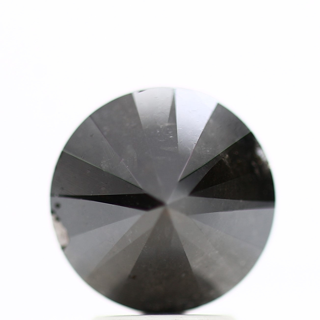 GIA round black certified diamonds