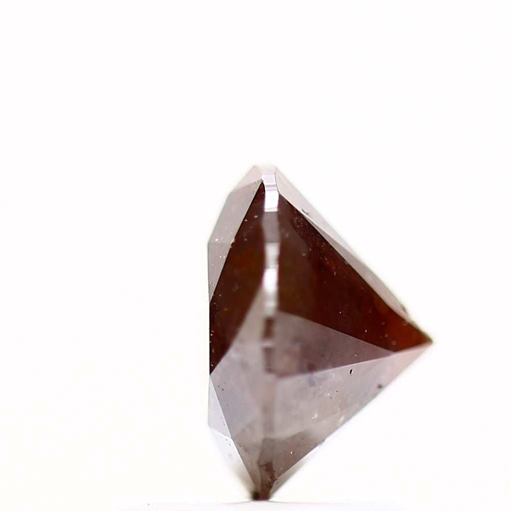1.16 Carat Rustic Red Round Shape Brilliant Cut Natural Loose Diamond