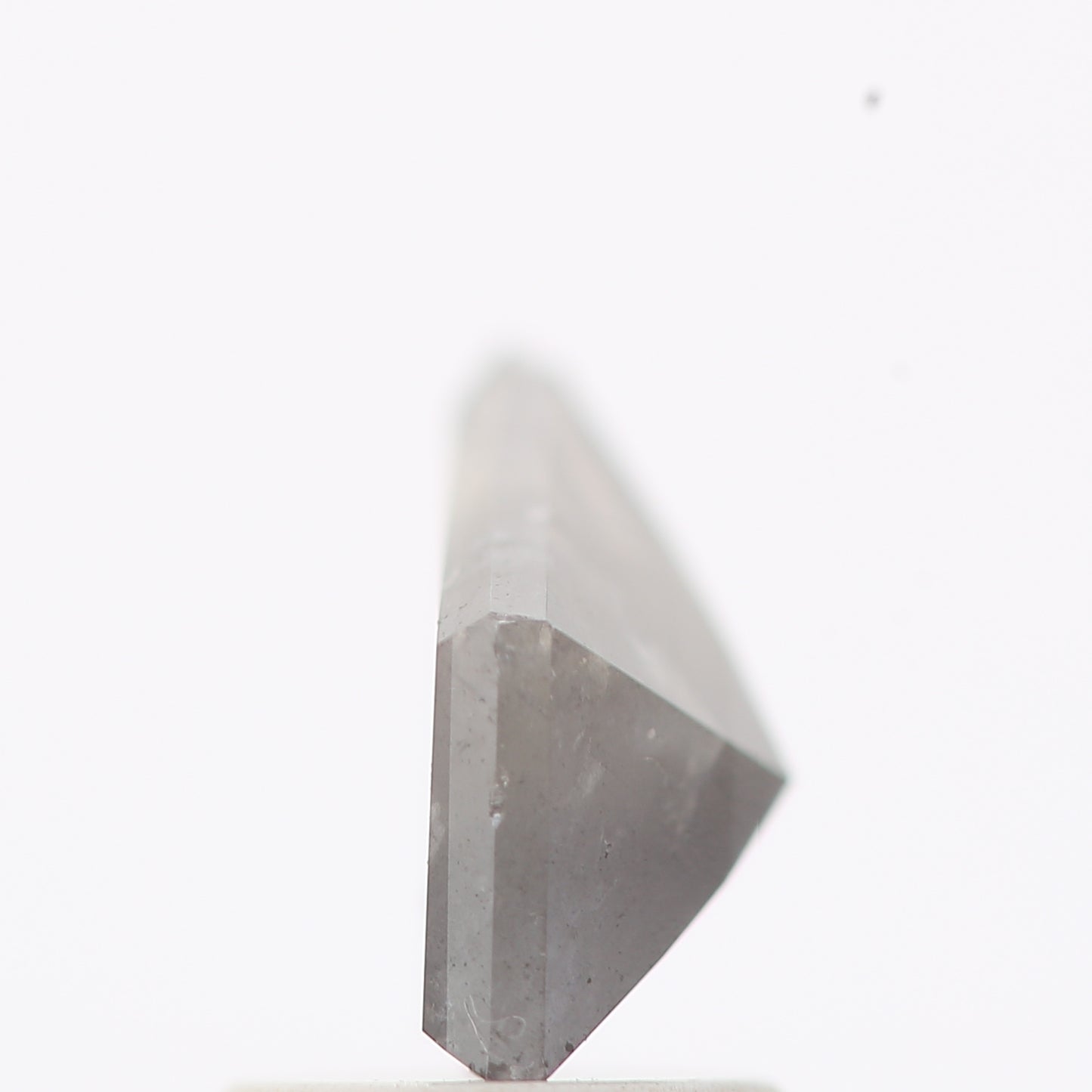 salt and pepper diamond ! 1.19 Ct 10.20 x 6.68 x 3.60 MM natural gray shield loose diamond for engagement ring for her