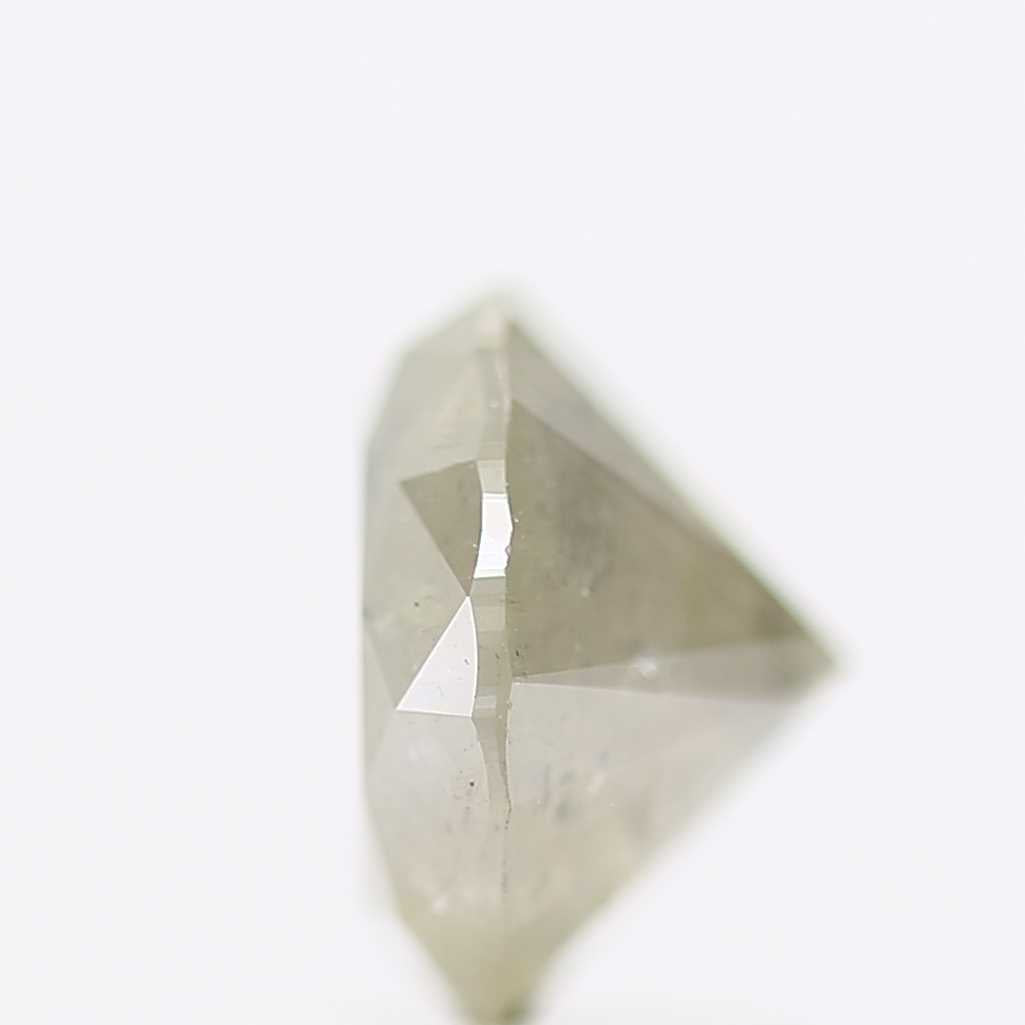 1.47 Carat Fancy Gray Round Brilliant Cut Natural Loose Diamond