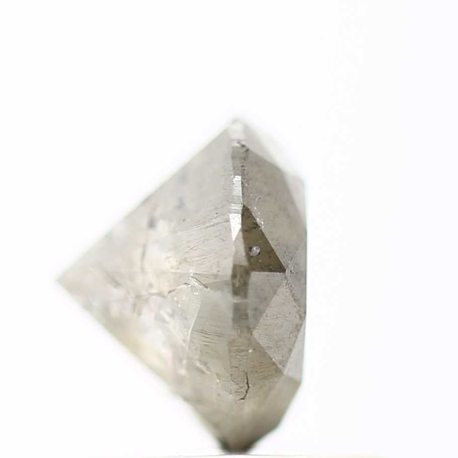 1.24 Carat Salt and Pepper Diamond Fancy Round Brilliant Cut Natural Loose Diamond