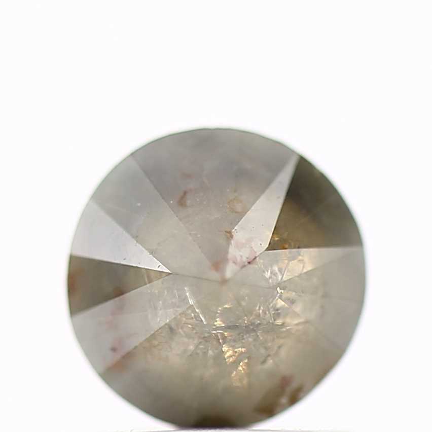 0.96 Carat Salt and Pepper Diamond Round Brilliant Cut Natural Loose Diamond
