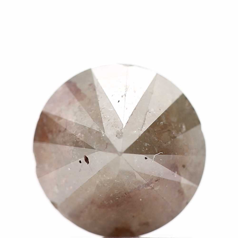 1.60 Carat Brown Gray Round Shape Brilliant Cut Natural Loose Diamond