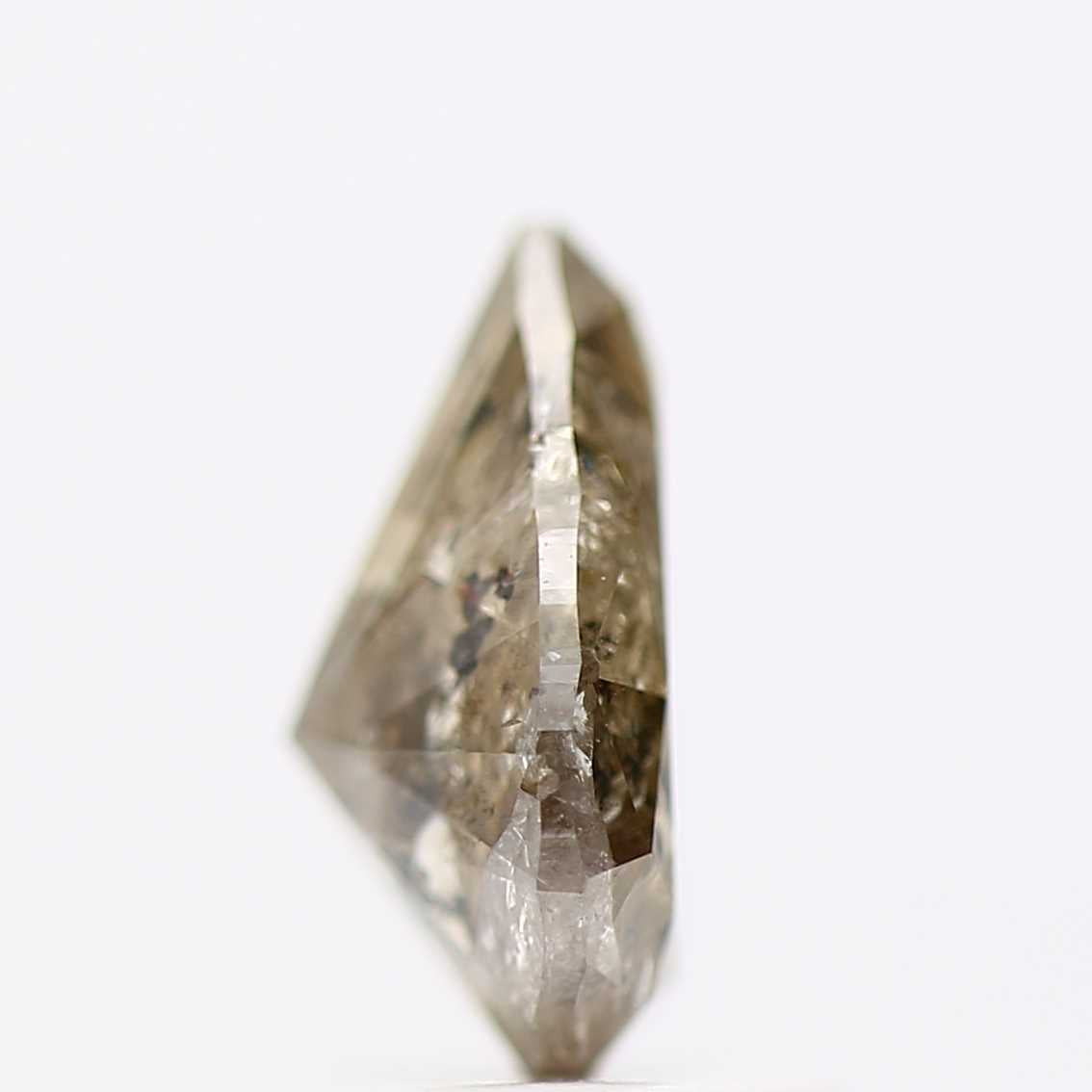 Salt and Pepper Diamond Fancy Brown Color 1.21 CT 8.20 x 5.70 x 3.70 MM Pear Cut Diamond! Natural Loose Diamond ! Christmas Gift for Her