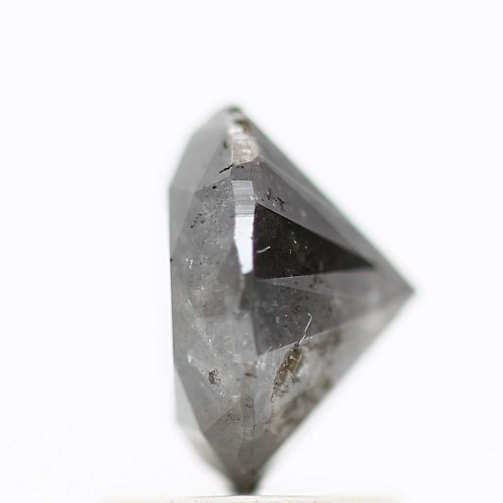 1.69 Carat Gray Round Shape Brilliant Cut Natural Loose Diamond