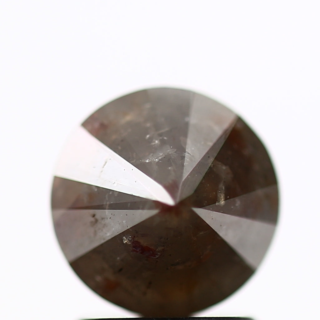 1.52 Carat Gray Fancy Round Brilliant Cut Natural Loose Diamond