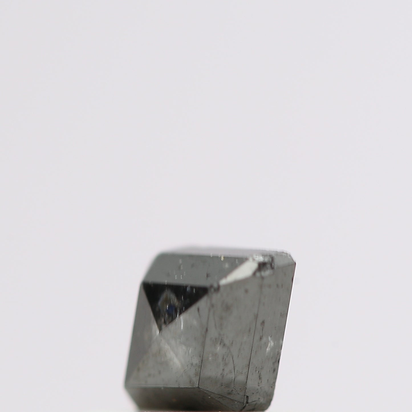 salt and pepper diamond ! 0.41 Ct 5.90 x 4.40 x 2.10 MM natural gray shield loose diamond for engagement ring for her