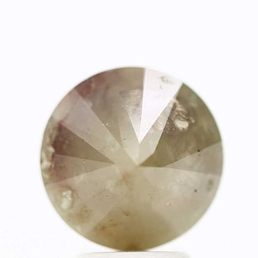 3.01 Carat Rustic Brown Round Brilliant Cut Natural Loose Diamond