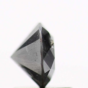 0.99 Carat Fancy Black Round Brilliant Cut Natural Loose Diamond