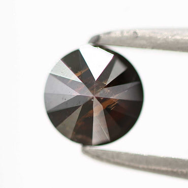 0.34 Carat Fancy Red Brown Round Shape Brilliant Cut Natural Loose Diamond