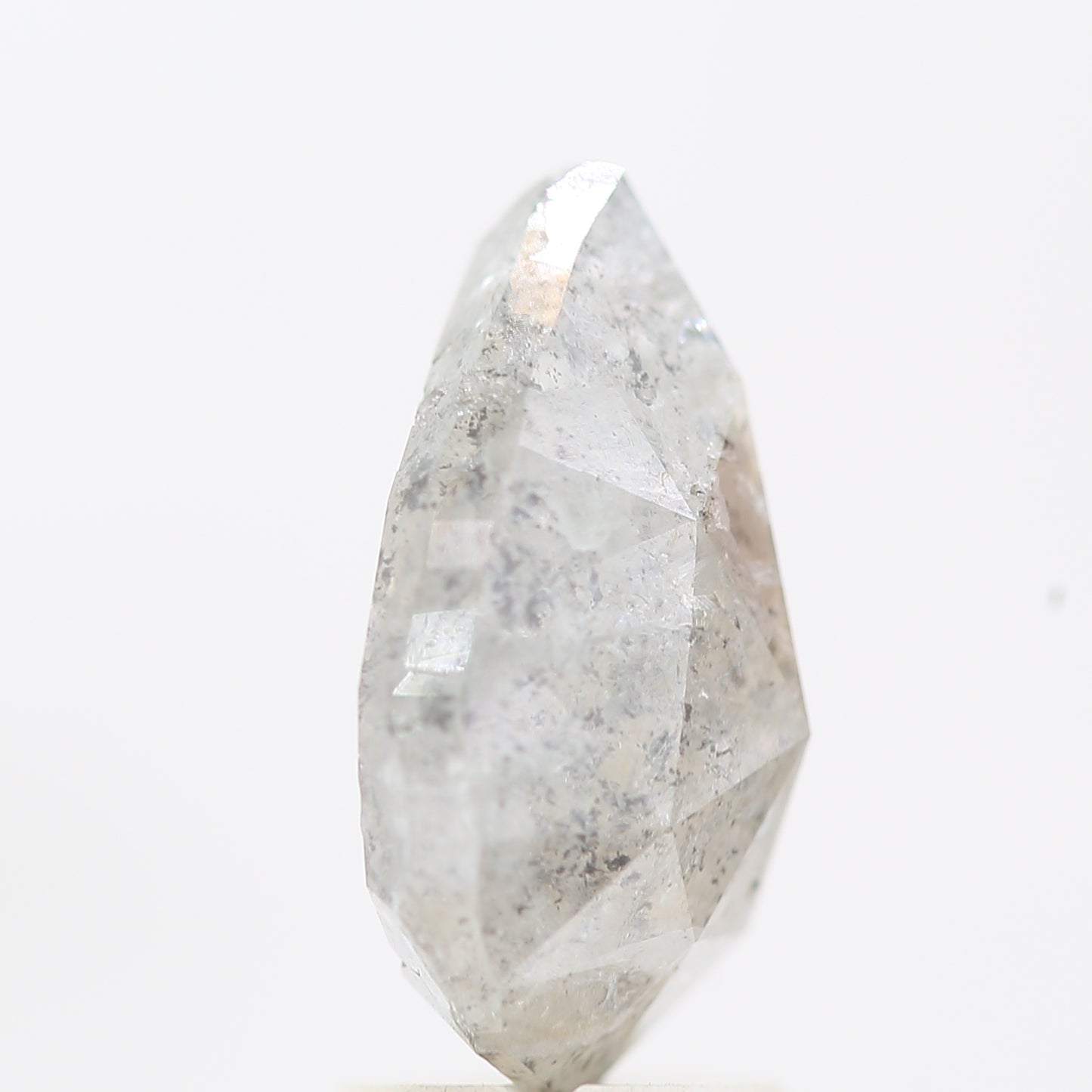 Salt and Pepper Diamond Fancy Gray Color 3.45 CT 11.60 x 8.00 x 4.70 MM Pear Cut Diamond! Natural Loose Diamond ! Christmas Gift for Her