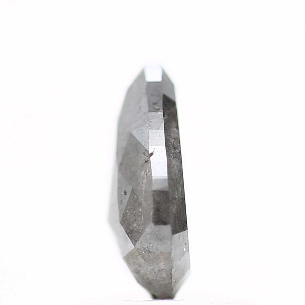 Salt and Pepper Diamond Fancy Gray Color 0.85 CT 7.63 x 4.97 x 2.59 MM Pear Cut Diamond! Natural Loose Diamond ! Christmas Gift for Her