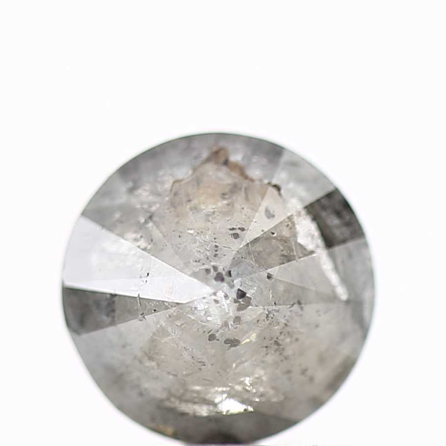 0.91 Carat Fancy Gray Round Shape Brilliant Cut Natural Loose Diamond