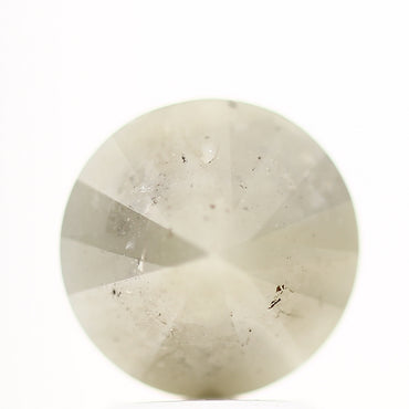 2.69 Carat Salt and Pepper Fancy Round Brilliant Cut Natural Loose Diamond