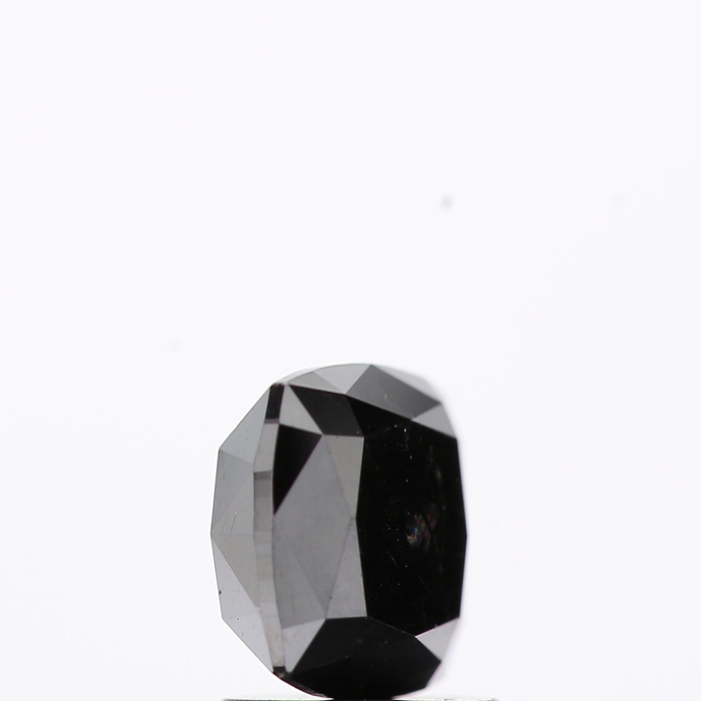 1.68 Ct Natural Black Cushion Full Cut Loose Diamond for Jewelery