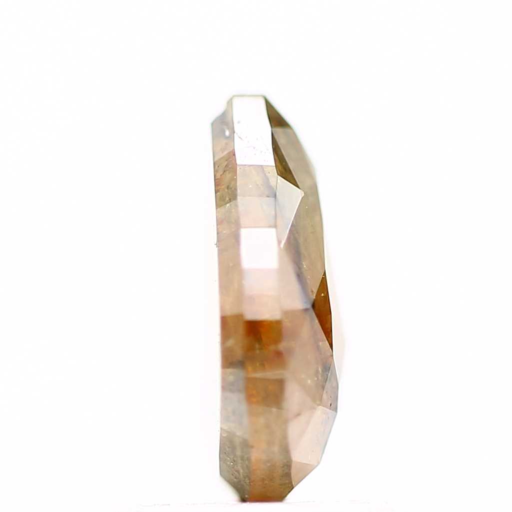 Salt and Pepper Diamond Fancy Orange Color 1.00 CT 7.85 x 5.28 x 2.60 MM Pear Cut Diamond! Natural Loose Diamond ! Christmas Gift for Her