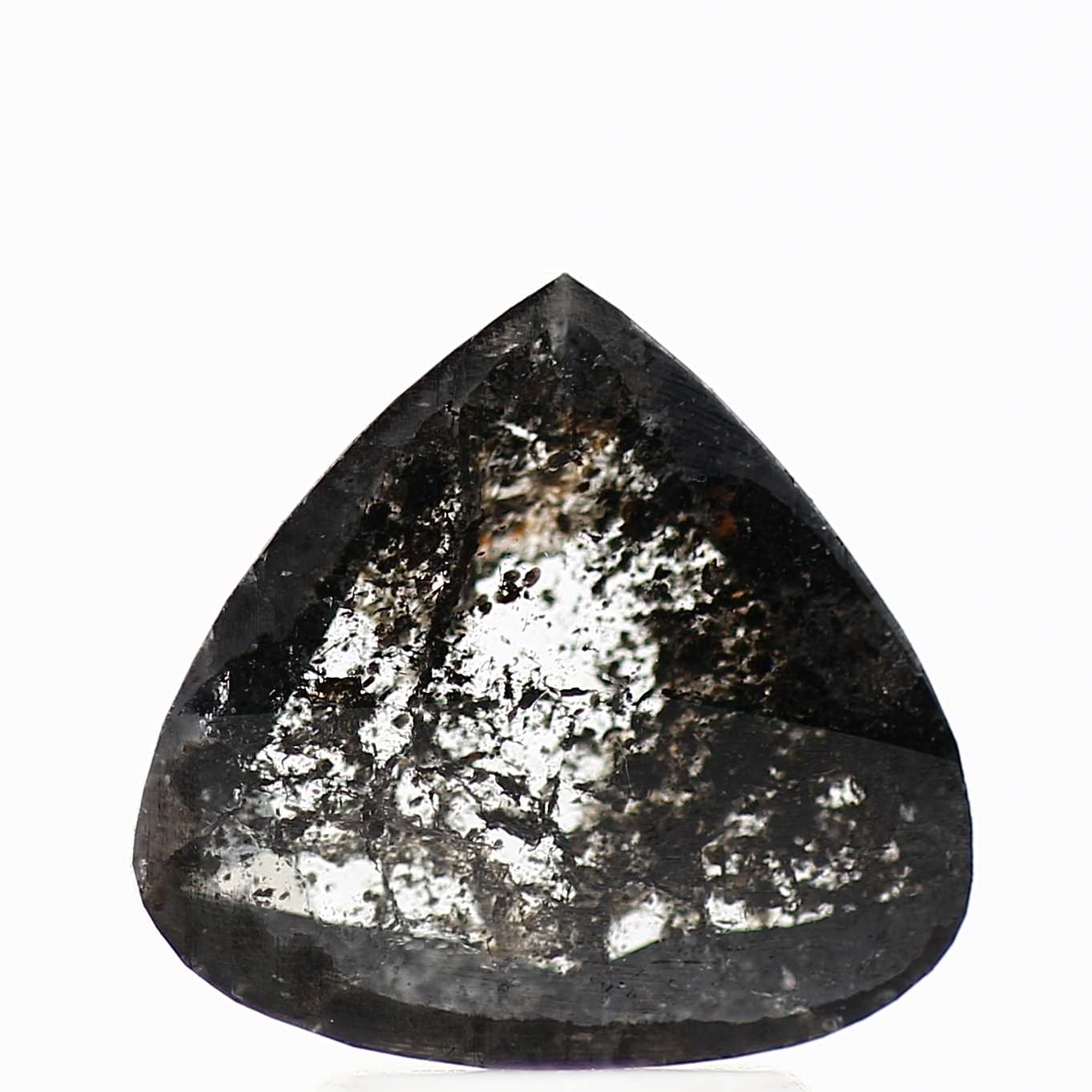 Salt and Pepper Diamond Fancy Gray Color 1.83 CT 9.99 x 9.48 x 2.35 MM Pear Cut Diamond! Natural Loose Diamond ! Christmas Gift for Her