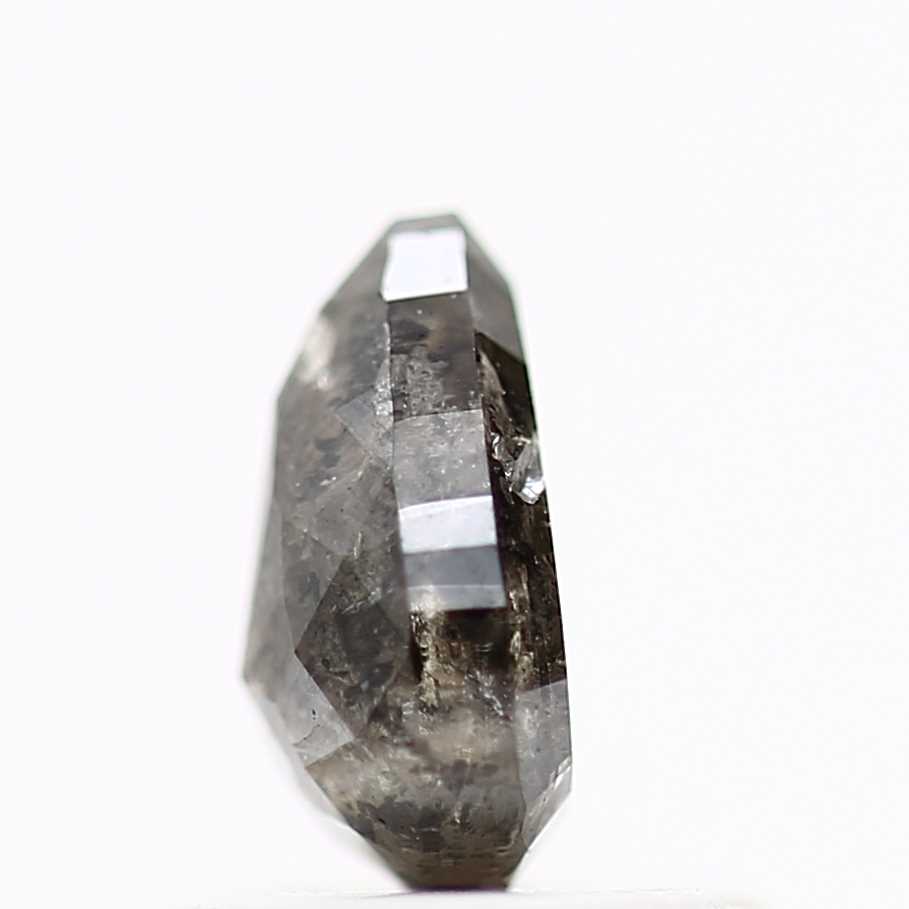 Salt and Pepper Diamond Fancy Gray Color 0.76 CT 6.48 x 4.55 x 2.94 MM Pear Cut Diamond! Natural Loose Diamond ! Christmas Gift for Her