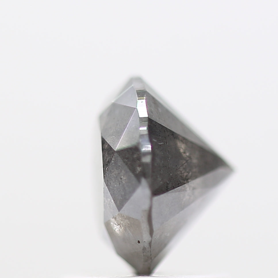 1.33 Carat Salt and Pepper Diamond Fancy Round Brilliant Cut Natural Loose Diamond