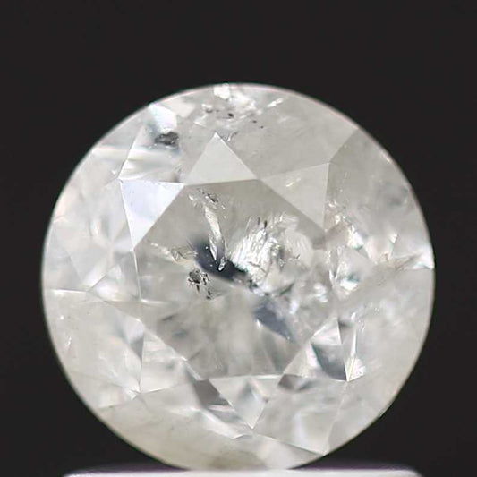 1.06 Carat Salt and Pepper Diamond Round Brilliant Cut Natural Loose Diamond