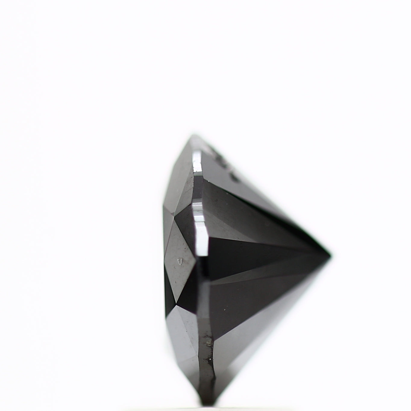 2.82 Carat Fancy Black Round Shape Brilliant Cut Natural Loose Diamond