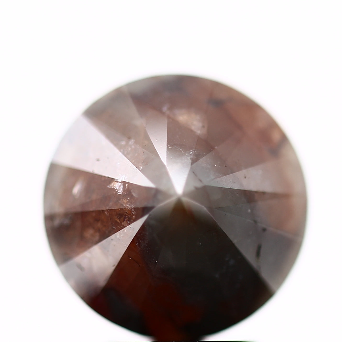 3.83 Carat Rustic Brown Fancy Round Brilliant Cut Natural Loose Diamond