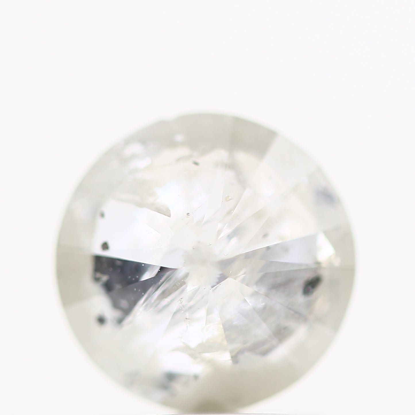 1.33 Carat Fancy Gray Salt and Pepper Round Brilliant Cut Natural Loose Diamond
