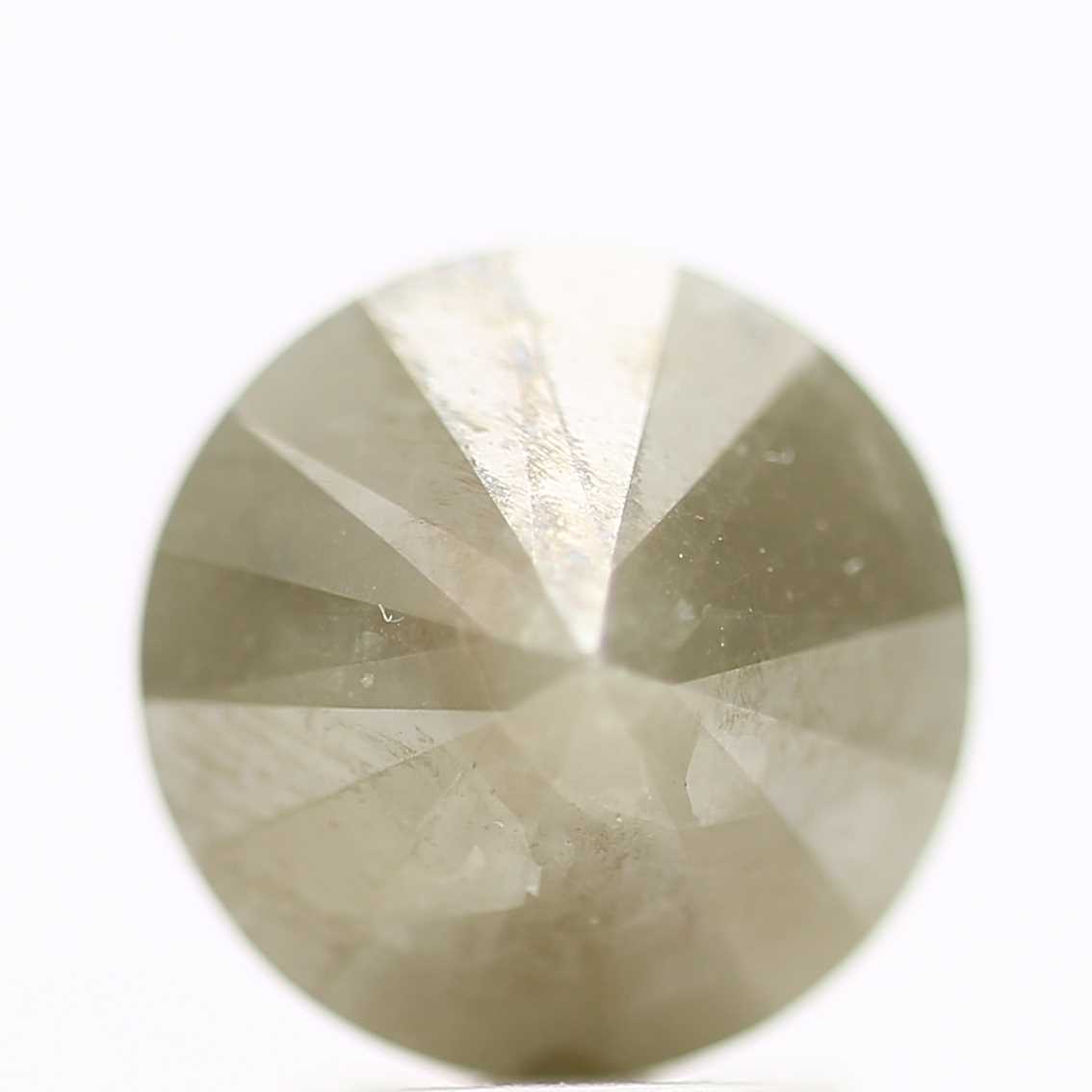 Salt And Pepper Diamond Fancy Gray Color 3.14 CT 8.44 x 6.33 MM Round Brilliant Cut Diamond ! Natural Loose Diamond ! Christmas Gift for Her